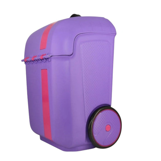 Rolo Trolley School Bag Waterproof 34 L Purple & Pink