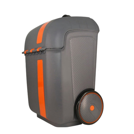 Rolo Trolley School Bag  Waterproof 34 L Grey & Orange