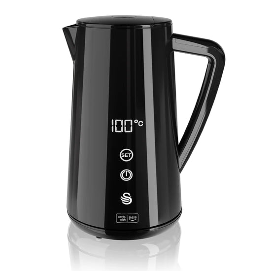 Swan 1,5 Litre Alexa Cordless Kettle SK14650BLKN