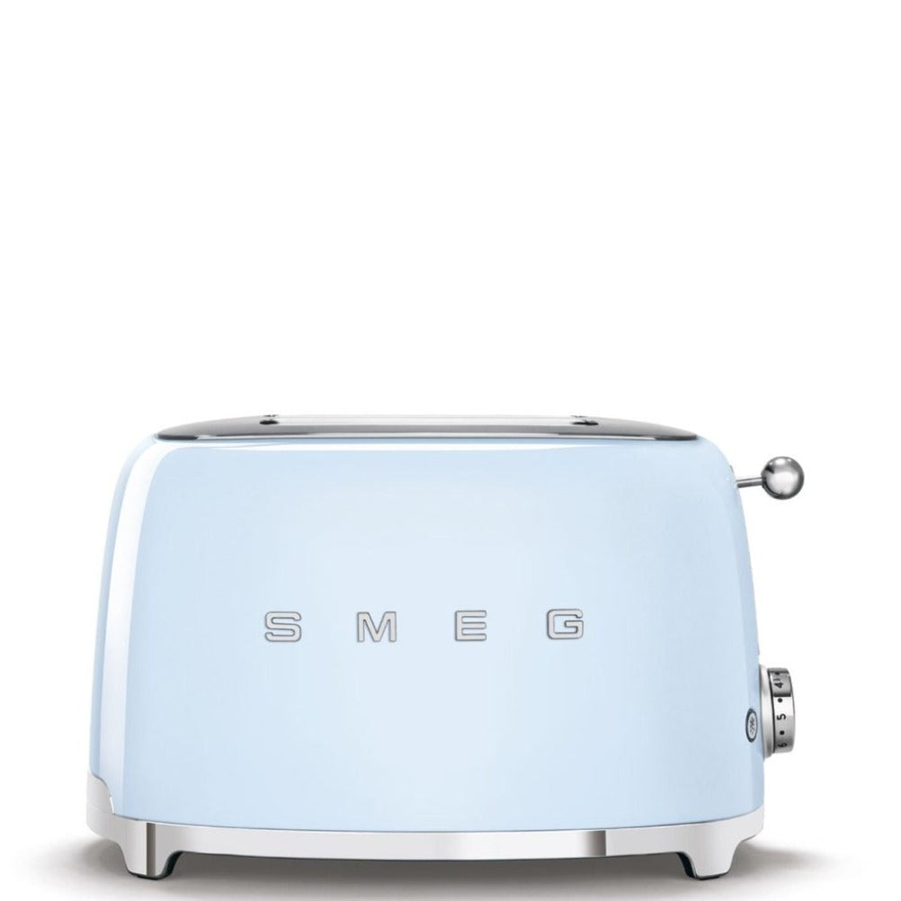 Smeg 50's Style Retro 2 Slice Toaster Pastel Blue TSF01BLSA