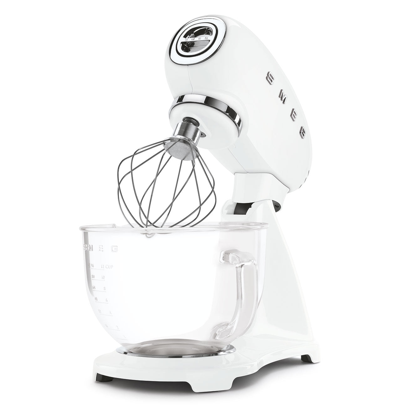 Smeg 50's Style 4.8L Stand Mixer Full Color White SMF13WHSA