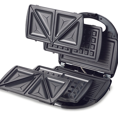 Kenwood Sandwhich Waffle Maker & Grill 3-in-1 SMM01.A0BK