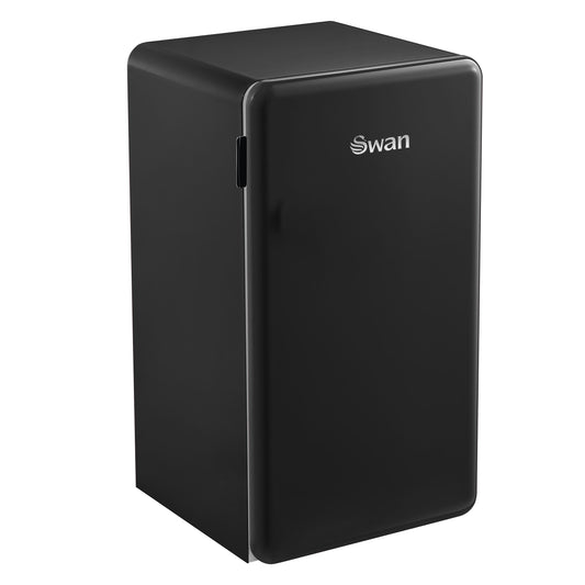 Swan 93 Litre Retro Black Bar Fridge SRF9B