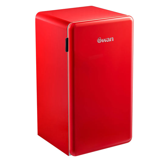 Swan 93 Litre Retro Red Bar Fridge SRF9R