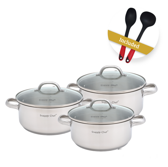 Snappy Chef 6pc Budget Cookware Set SSCS005