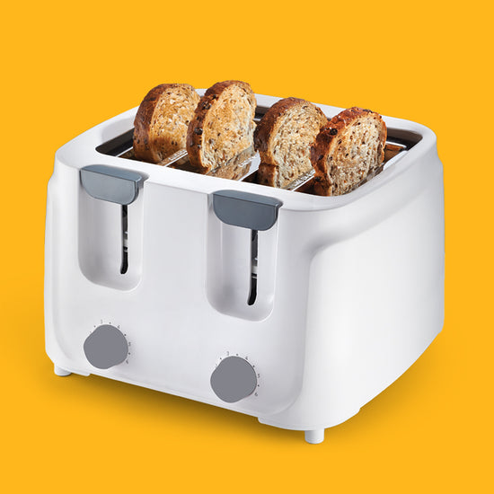 Salton Cool Touch 4 Slice Toaster White ST4S-09