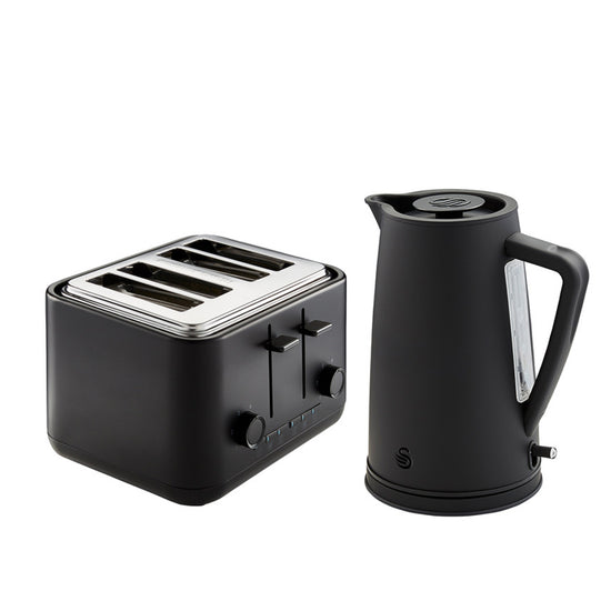 Swan Stealth Kettle and Toaster Breakfast Pack SSTP8