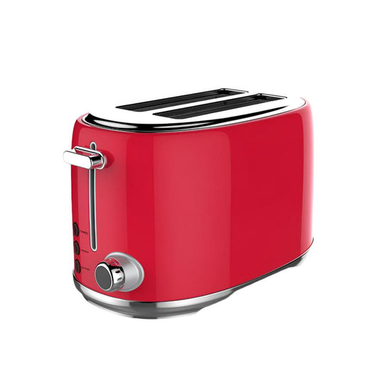 Swan 2 Slice Stainless Steel Red Toaster ST01R