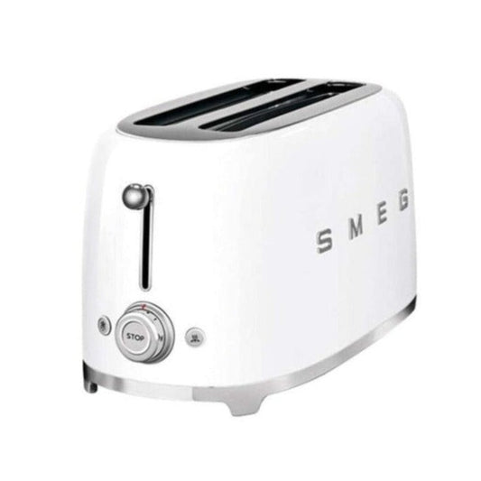Smeg 50'S Retro Style 4 Slice Toaster White TSF02WHSA