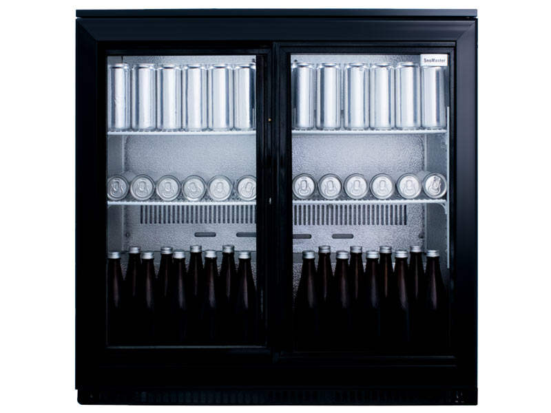 SnoMaster 190L Under-Counter Beverage Cooler with Sliding Door
