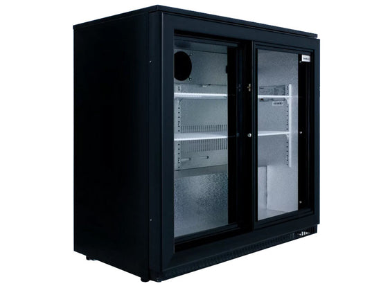 SnoMaster 190L Under-Counter Beverage Cooler with Sliding Door