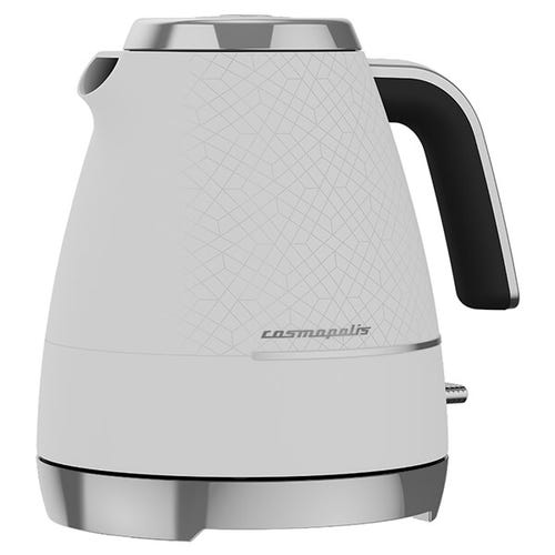 Beko Off White & Chrome Cosmopolis Dome Kettle & 2 Slice Toaster Set