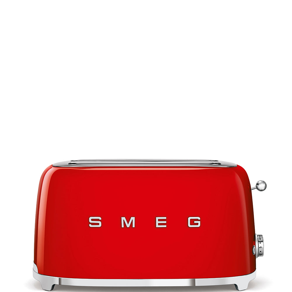 Smeg 50'S Retro Style 4 Slice Toaster Red TSF02RDSA