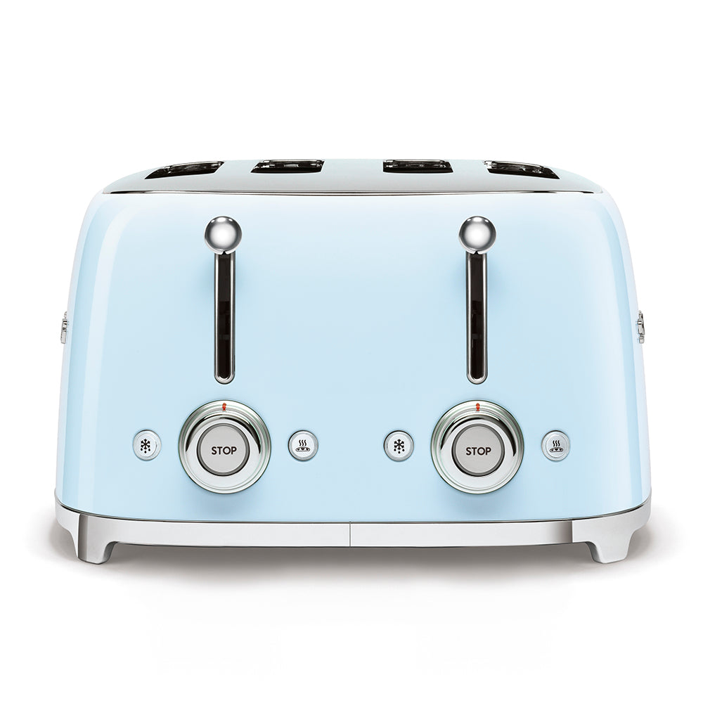 Smeg 50'S Retro Style 4 Slice Toaster Pastel Blue TSF03PBSA