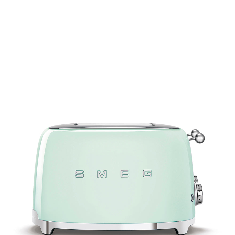 Smeg 50'S Retro Style 4 Slice Toaster Pastel Green TSF03PGSA