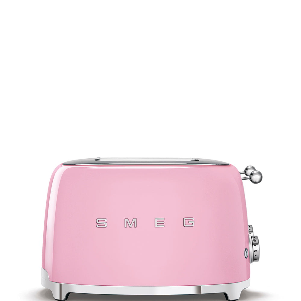 Smeg 50'S Retro Style 4 Slice Toaster Pink TSF03PKSA