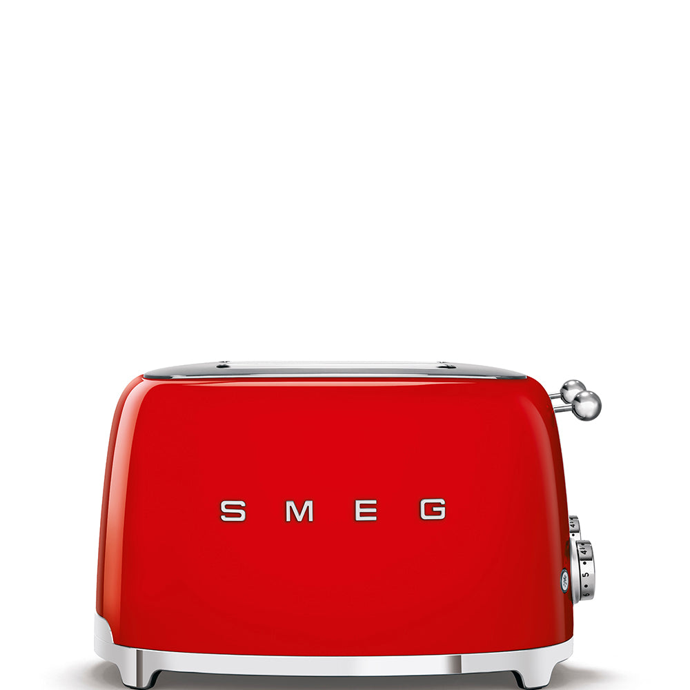 Smeg 50'S Retro Style 4 Slice Toaster Red TSF03RDSA