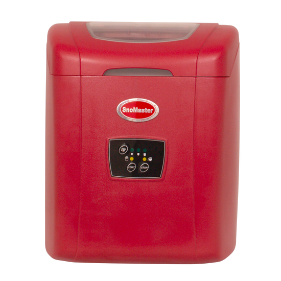 SnoMaster - 12Kg Counter-Top Ice-Maker - Red | Black | Grey