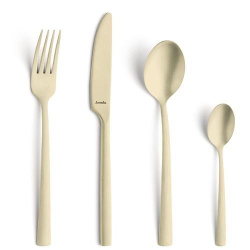 Amefa Manille Champagne Cutlery Set, 16pc AMMAN16