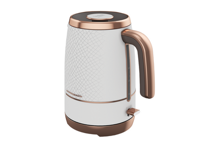 Beko 3000W Bullet Kettle 1.7 Litre White Rose Gold WKM8306W