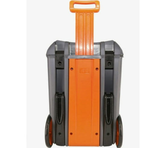 Rolo Trolley School Bag  Waterproof 34 L Grey & Orange