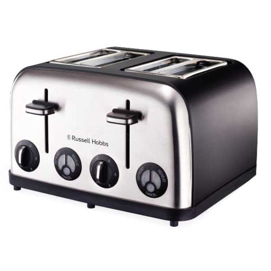 Russell Hobbs 4 Slice Matt Black Toaster 13976 RH