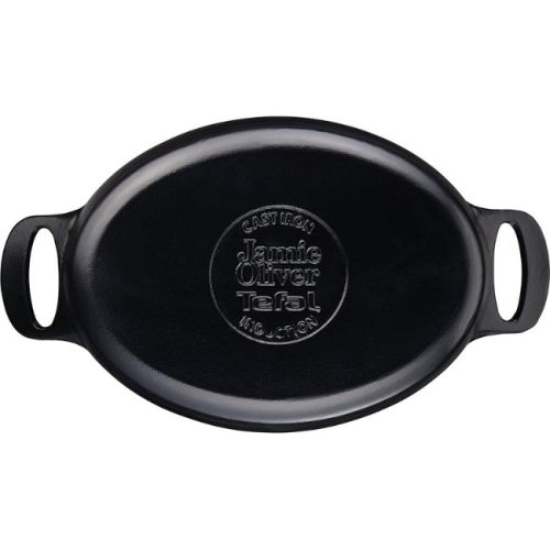 Jamie Oliver Tefal 30cm Oval Cast Iron Stewpot, 5.1 Litre E2125455