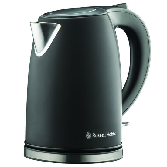 Russell Hobbs 1.7L Matt Black Stainless Kettle RHCK08