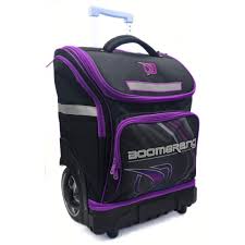 Boomerang Hardbody Big Wheel Trolley Bag Purple S-545-04