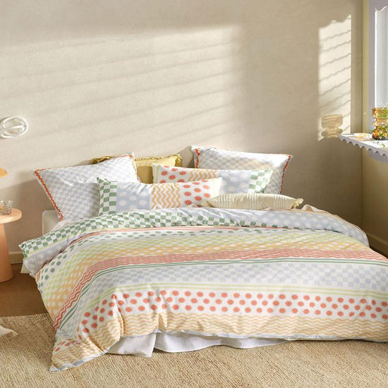 Linen House Papaya Noto Duvet Cover Set