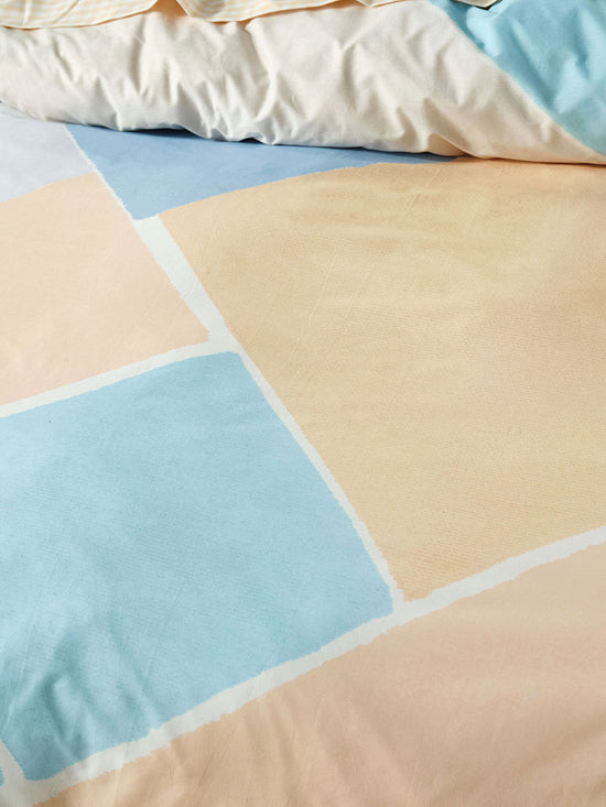 Linen House Blue Orissa Duvet Cover Set