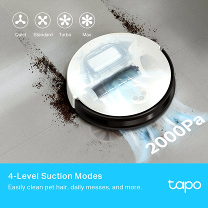 TP-Link Tapo RV10 Plus - Self Emptying Smart Robot Vacuum Cleaner & Mop