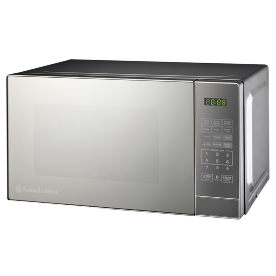 Russell Hobbs 20L Electronic Microwave Mirror Silver RHEM21L