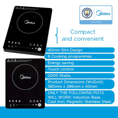 Midea Single Plate Induction Cooker MC-QHW2002