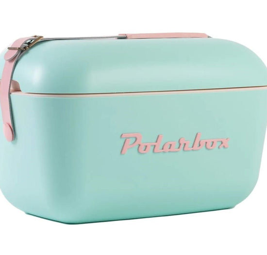 PolarBox Retro Cooler Box 12 Litre Cyan 9264