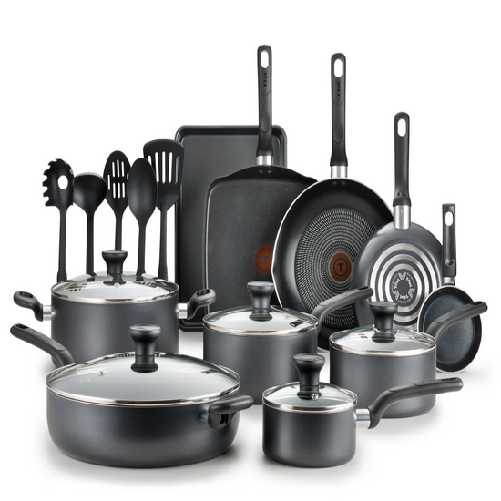 Tefal Easy Care 20 Piece Non-Stick Cookware Set Grey B087SK64