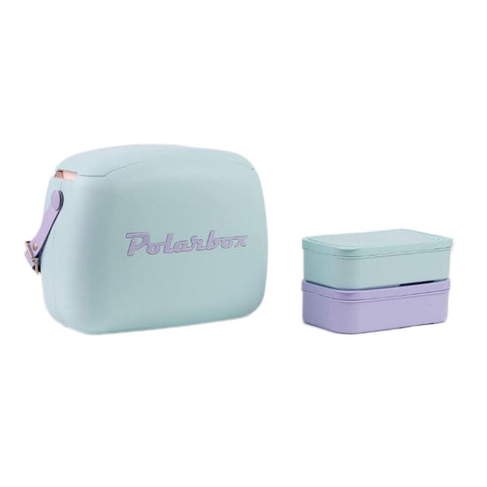 PolarBox & 2 Lunch 6 Litre Cooler Bag SKY Blue Lilac 10012