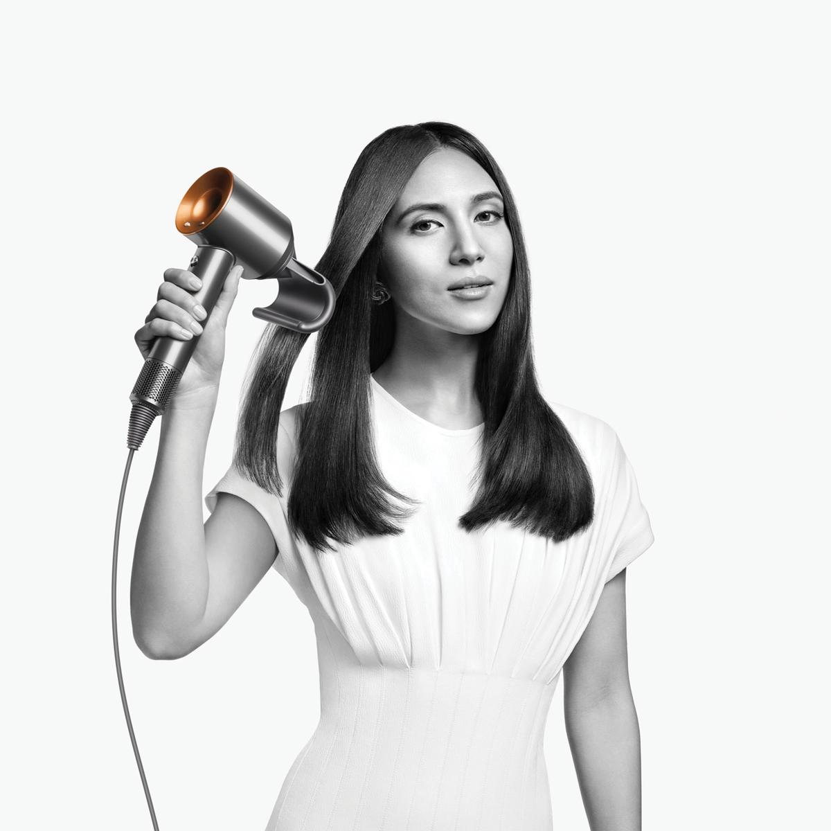 Dyson Supersonic Hair Dryer Bright Nickel/Bright Copper Hd07 389922-01