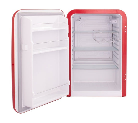 Snomaster 115Lt Red Under Counter Freezer Cooler - DBQ-220E