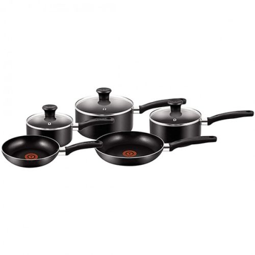 Tefal Essential Aluminium Cookware Set, 8pc B372S544