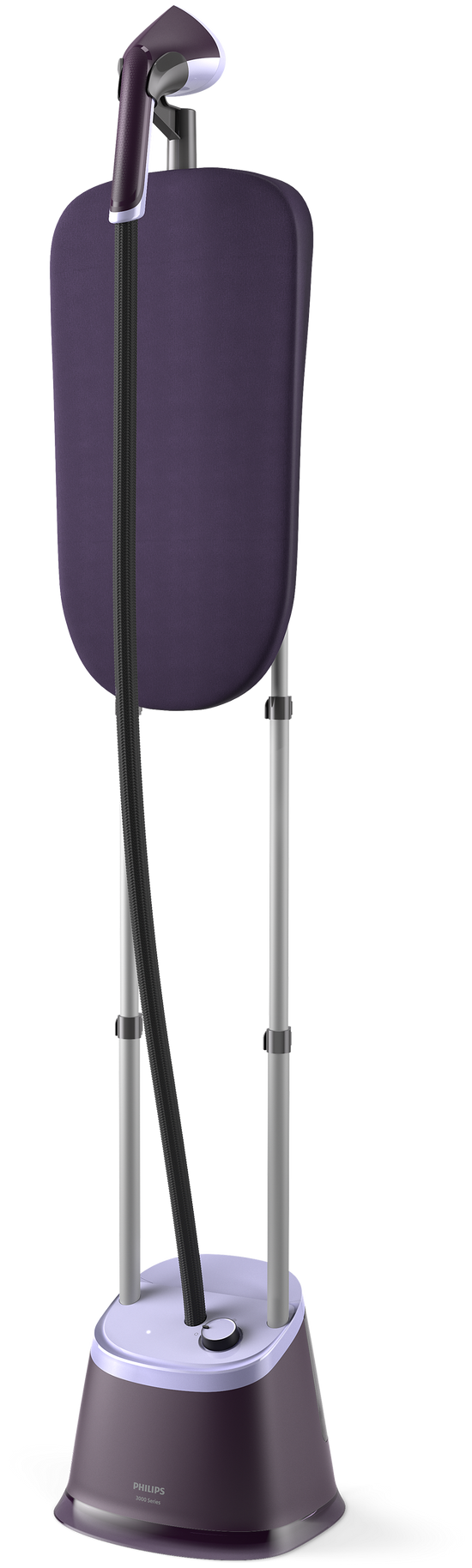 Philips 3000 Series Standing Garment Steamer With Tiltable Styleboard Purple STE3160/30