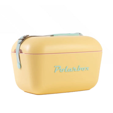 PolarBox Retro Cooler Nevera Amarilla 12L and 20L