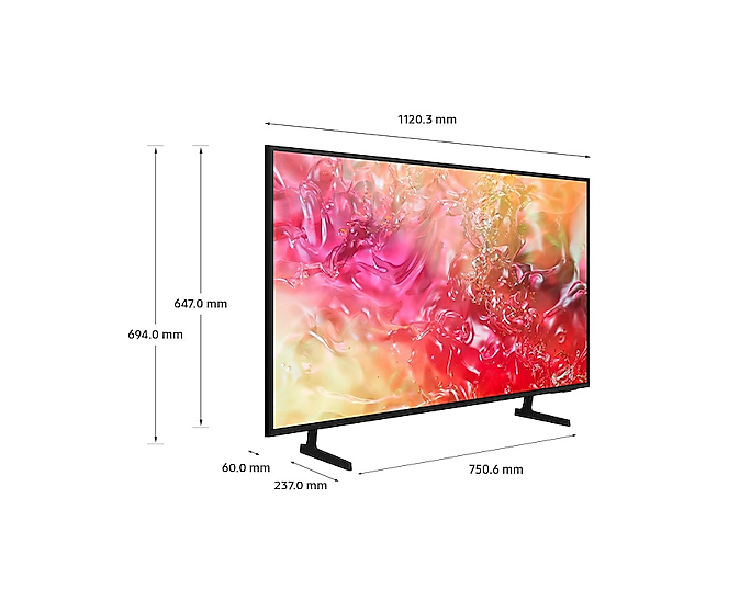 Samsung 60" DU7000 Crystal UHD 4K HDR Smart TV UA60DU7000KXXA